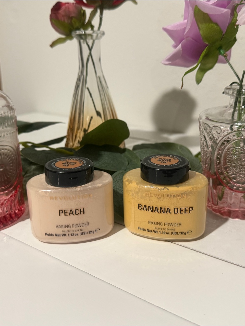 Revolution Baking Powders Duo in Peach and Banana Deep